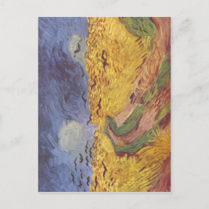 Gogh, Vincent van Getreidefeld mit den Raben 1890 Postcard