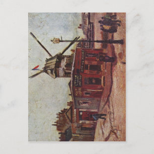 Gogh, Vincent van Le Moulin de La Galette 1886 Tec Postcard