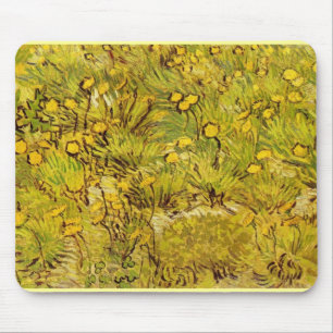 Gogh Yellow Blossoms Whimsical Wedding Personalize Mouse Pad