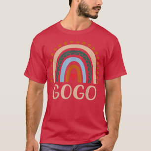 Gogo Rainbow Grandma Cute Mothers Day Funny Gogo   T-Shirt
