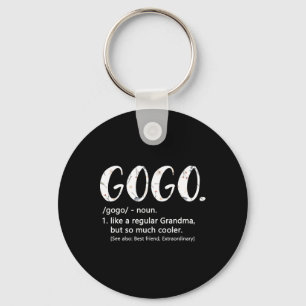 Gogo Shirts For Women Mothers Day Idea Cute Grandm Keychain