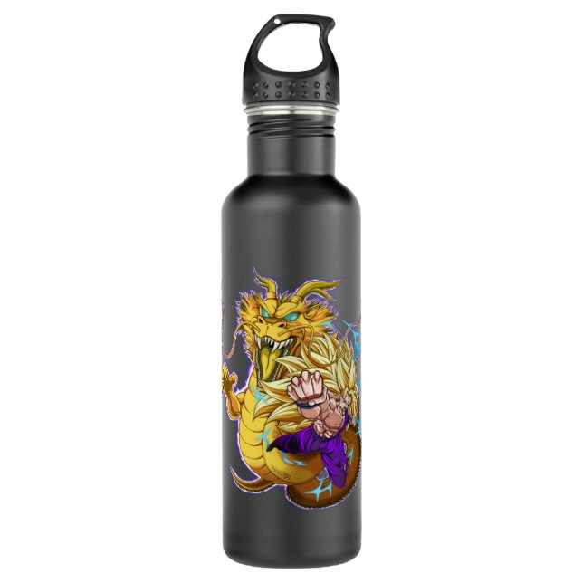 Gohan SSJ3 Dragon Fist   710 Ml Water Bottle (Front)