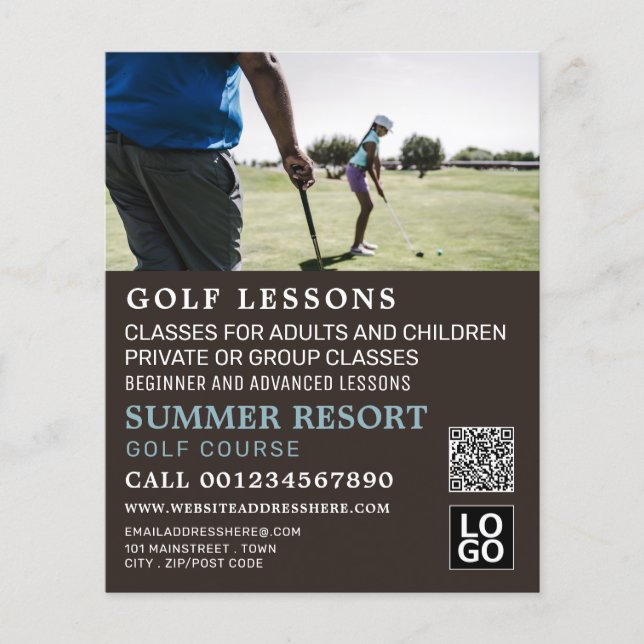 GoIf Lesson Advertising Flyer (Front)