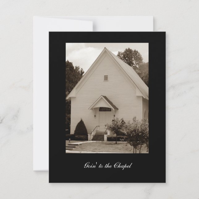 Goin' to the Chapel Invitation (Front)