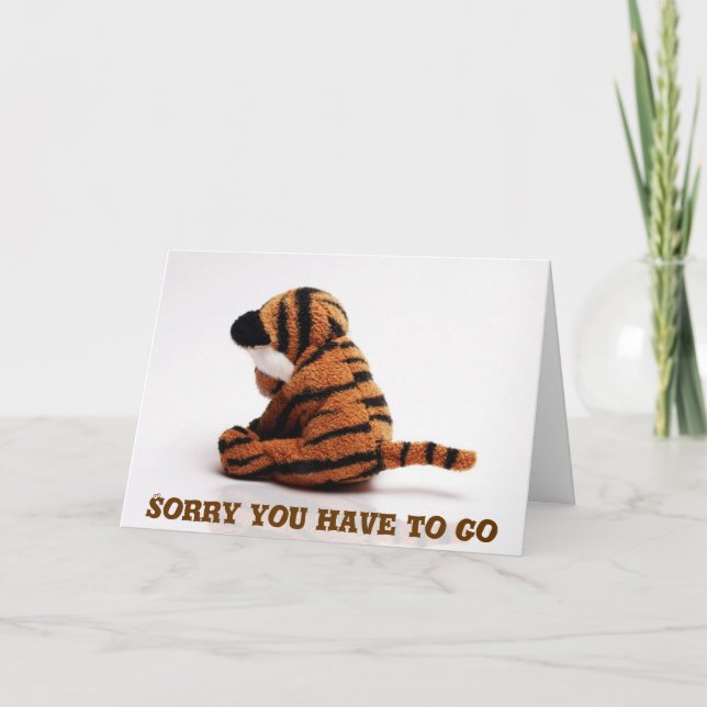 Going away card (Front)