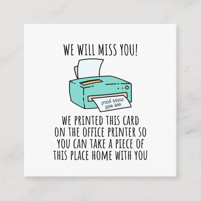Going Away Card for Coworker or Boss, Funny Going  (Front)