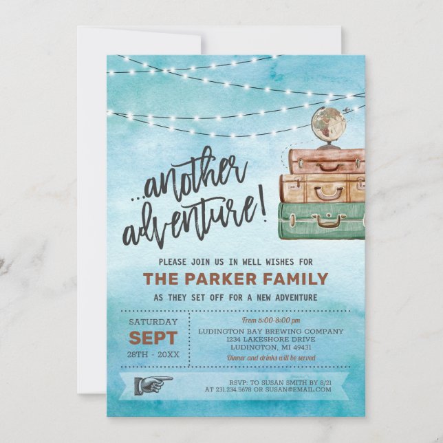 Going Away Party Invitation (Front)