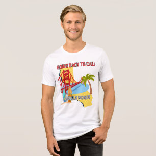 Going Back to Cali Men's Bella+Canvas Tri-Blend Shirt