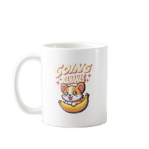 Going Bananas Funny Cute Corgi