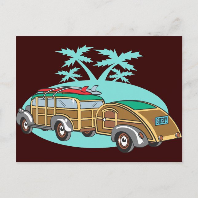 Going CAmping in my Woody Postcard (Front)