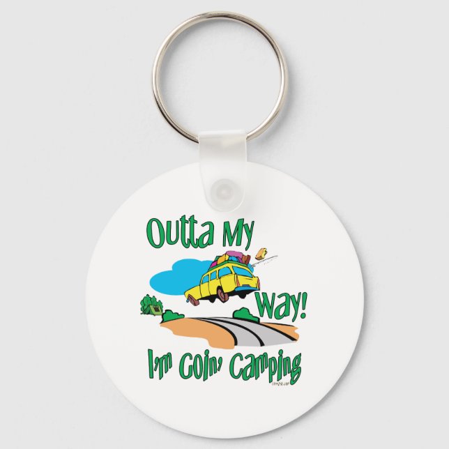 Going Camping Keychain (Front)