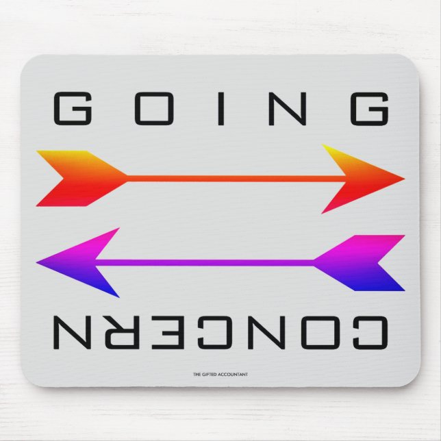 "Going Concern" Mouse Pad (Front)