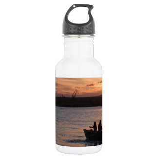 Going Fishing At Sunset 532 Ml Water Bottle