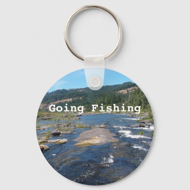 Going Fishing Keychain (Front)
