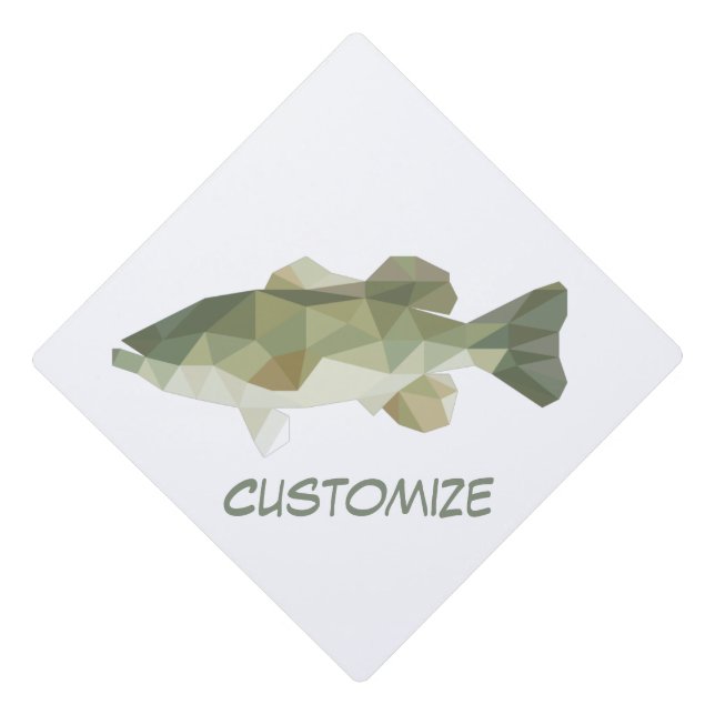 Going fishing Thunder_Cove Graduation Cap Topper (Front)