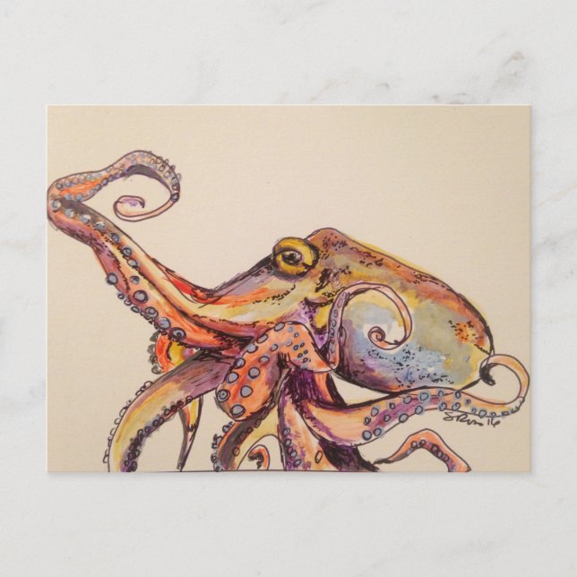 Going for a walk postcard (Front)