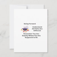 Going Forward on a graduation 