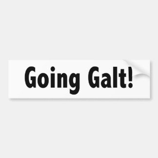 Going Galt Bumper Sticker