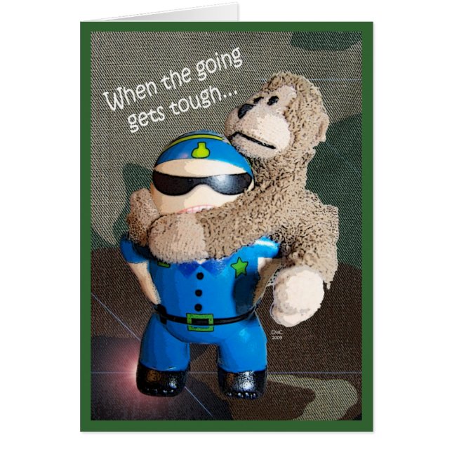 Going Gets Tough Card (Front)