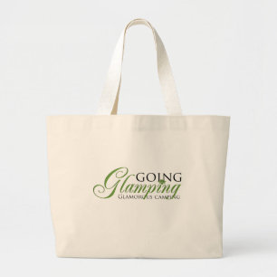 Going Glamping Large Tote Bag