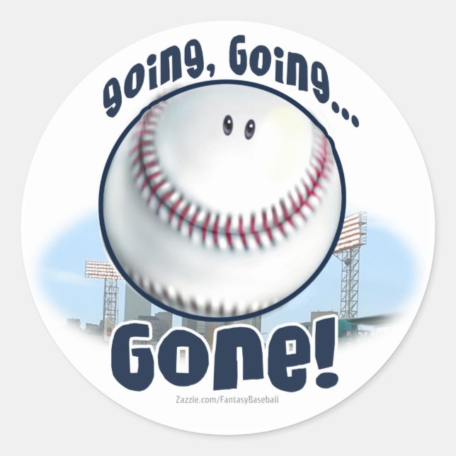 Going, Going Gone! Sticker (Front)