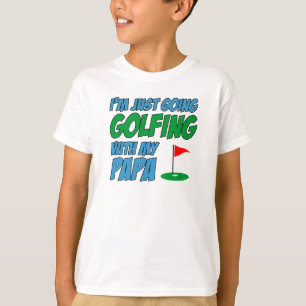 Going Golfing With Papa Grandchild T-Shirt