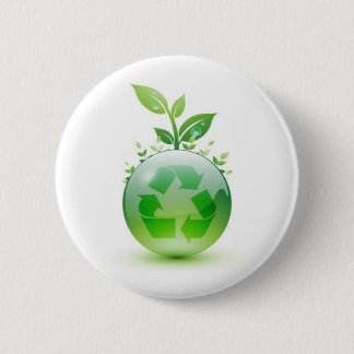 Going Green 2 Inch Round Button