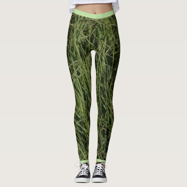 Going green Nature Balance Grass Leggings (Front)