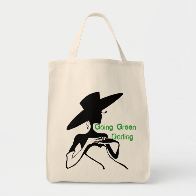 going green tote bag (Front)
