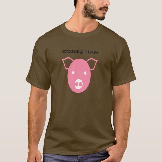 Going Ham V2 Basic Dark T-Shirt (Front)