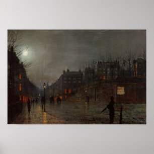 Going Home at Dusk, 1882 Poster