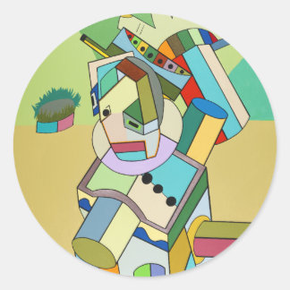 "Going Home" by Ruchell Alexander Classic Round Sticker