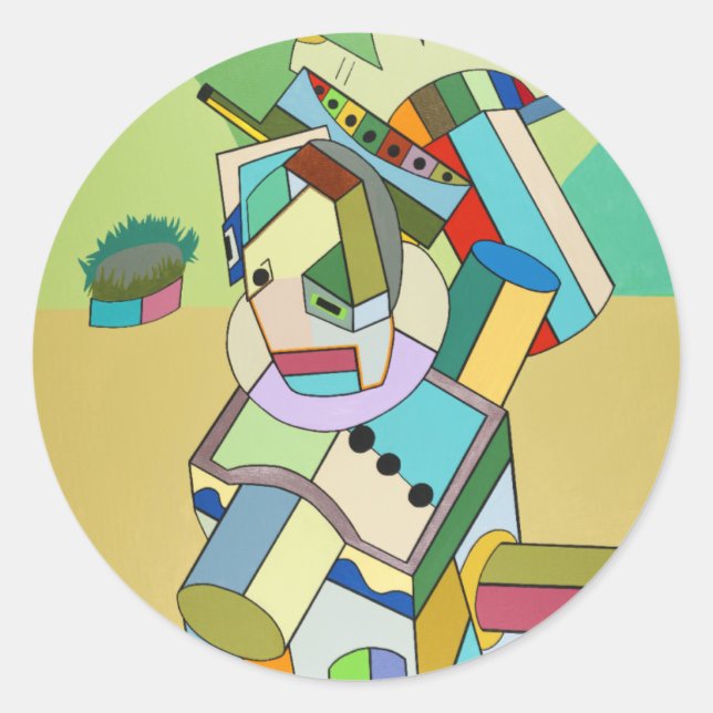 "Going Home" by Ruchell Alexander Classic Round Sticker (Front)