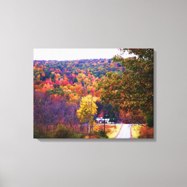 GOING HOME IN AUTUMN canvas Print (Front)