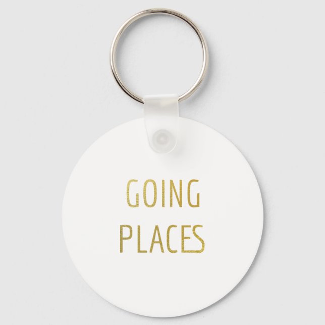 Going places - keychain (Front)