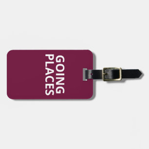 Going places - luggage tag
