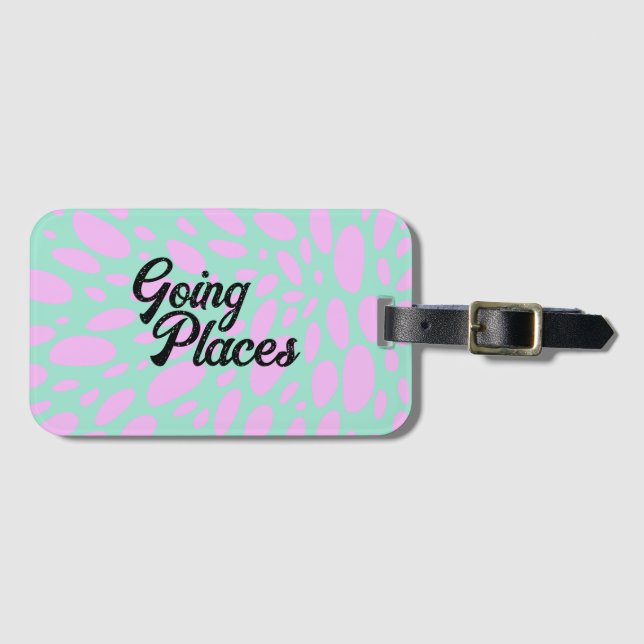 Going Places  Luggage Tag (Front Horizontal)