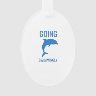 Going swimmingly ornament
