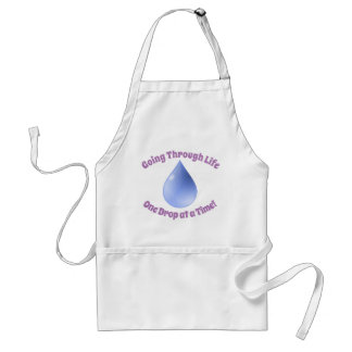 Going Through Life One Drop at a Time Standard Apron