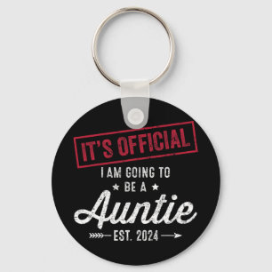 Going To Be A Auntie First Mothers Day New Auntie Keychain