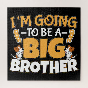 Going to Be a Big Brother - New Baby Sibling Jigsaw Puzzle