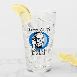 Going to Be a Dad Blue Glass