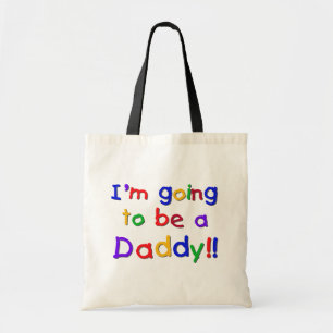 Going to be a Dad-Primary Colours Tote Bag