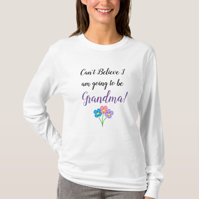 Going to be a Grandma Announcement Shirt (Front)