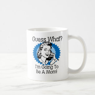 Going To Be a Mom Blue Coffee Mug
