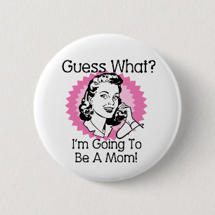 Going To Be a Mom Pink 2 Inch Round Button