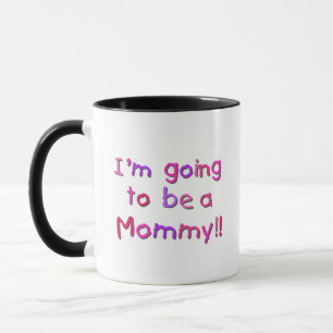 Going to be a Mommy - Pink and Purple Mug