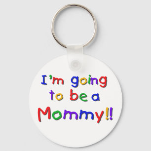 Going to be a Mommy Primary Colours Keychain