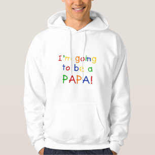 Going to be a Papa - Primary Colours Hoodie