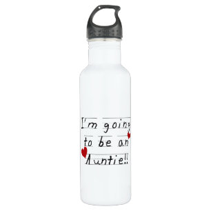 Going To Be An Auntie Kid Print Tshirts and 710 Ml Water Bottle
